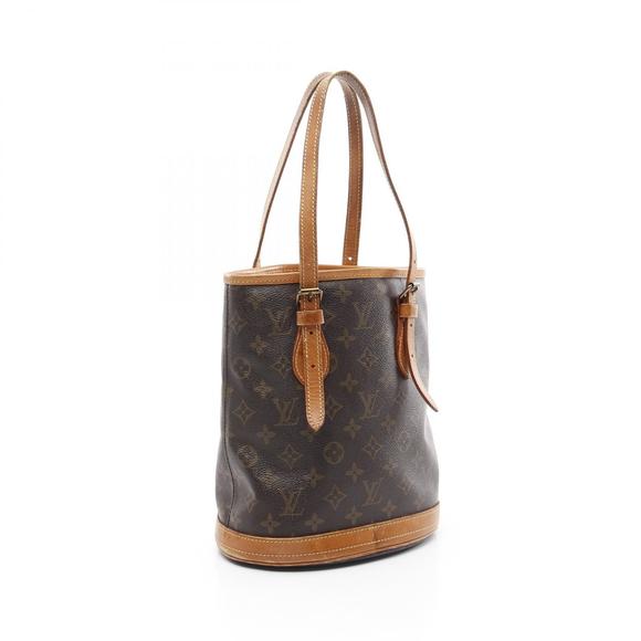 Louis Vuitton Monogram Leather Bucket Handbag PM Brown Bag - Picture 2 of 8